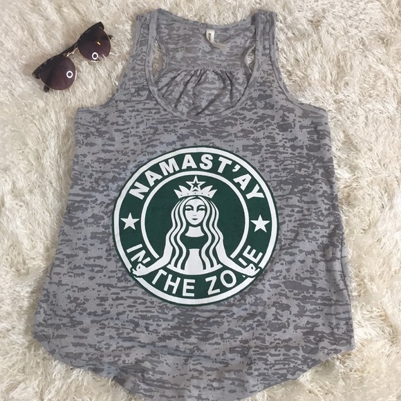Starbucks yoga girl top. - Picture 4 of 7
